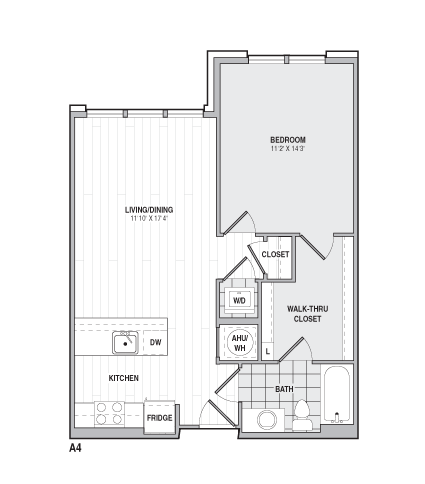 Floor Plan Image of Apartment Apt 331
